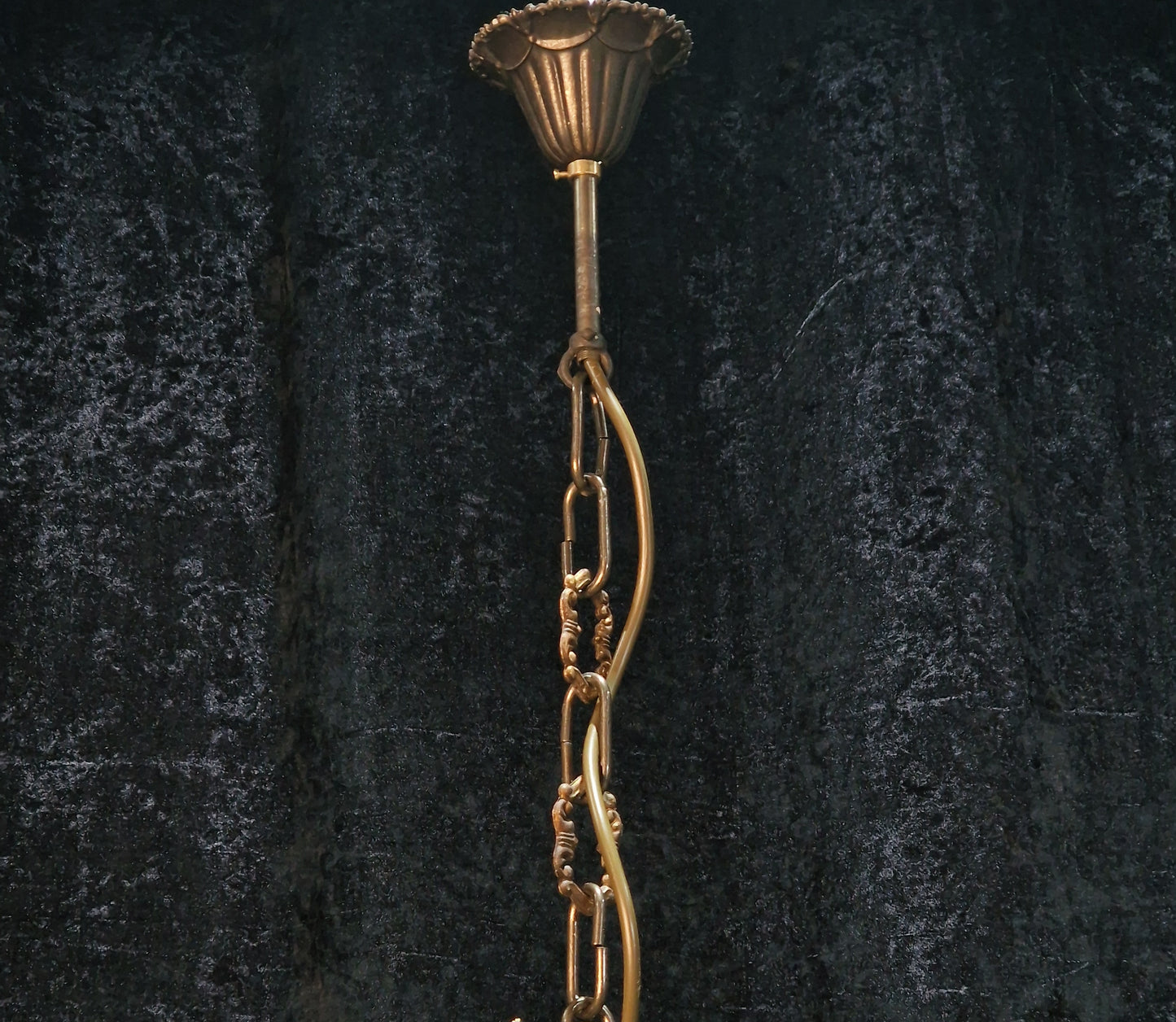 Fabulous Large Vintage French 12 Arm 18 Light Heavy Brass Crystal Chandelier