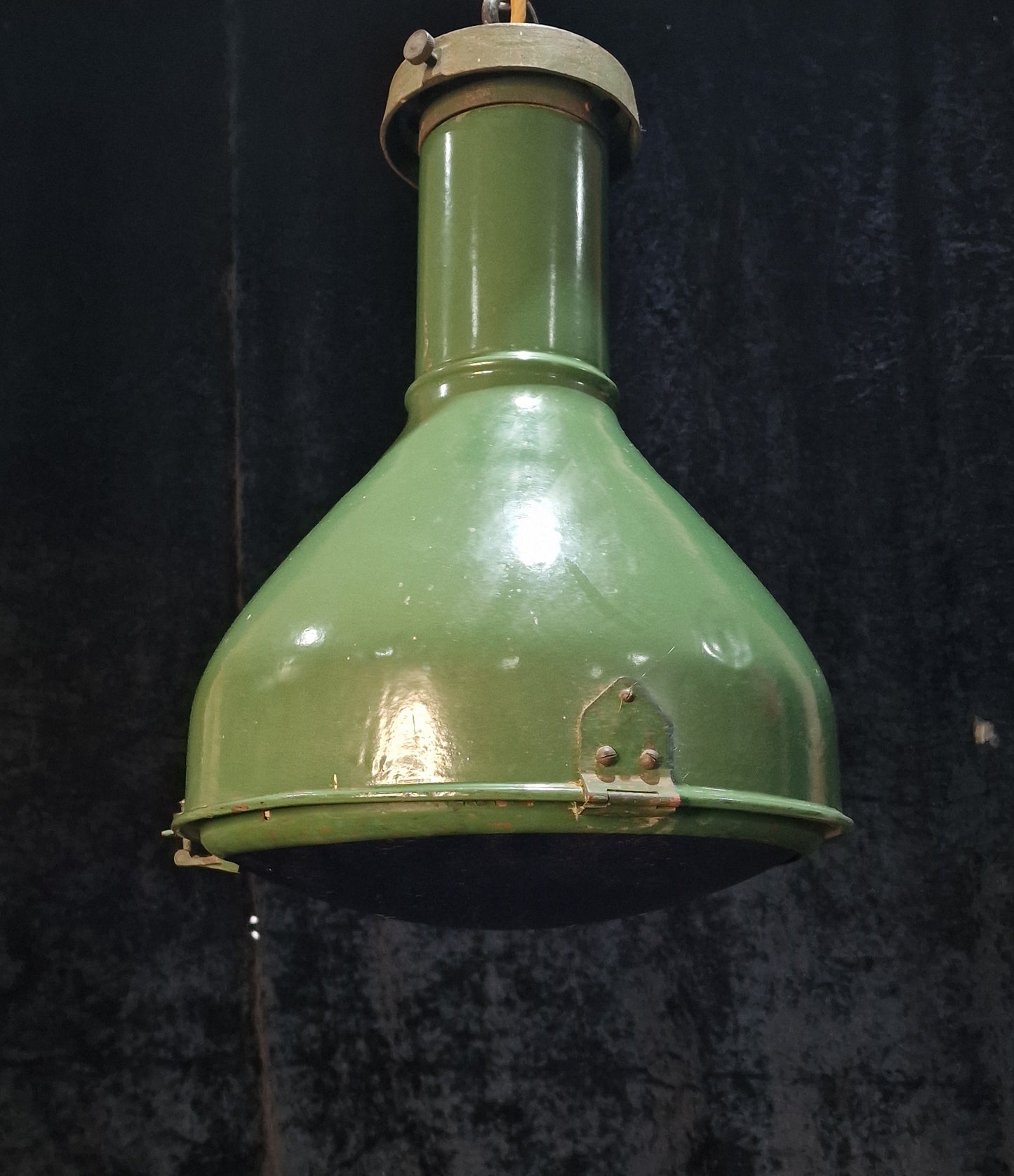 Rare Vintage 16 Doughty Street London Stamped Industrial Original Hanging Light