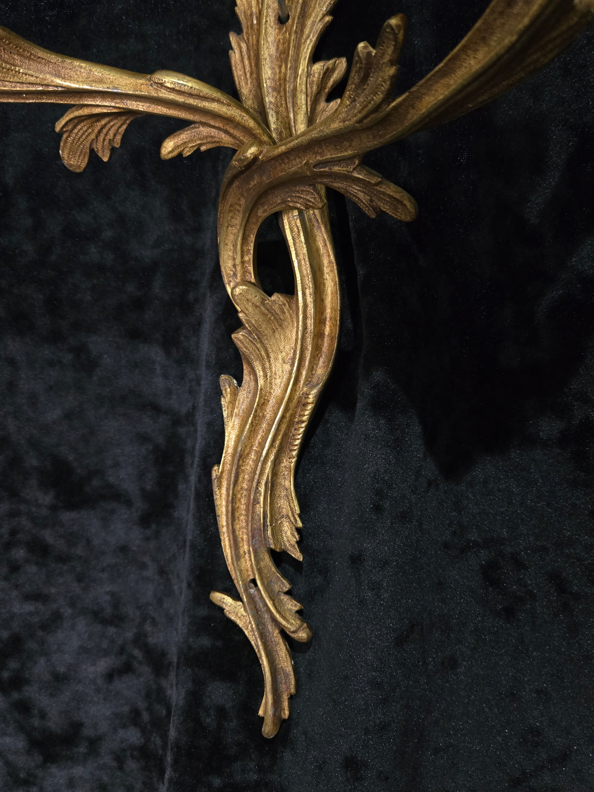 Fabulous Large Pair Antique French Brass 2 Arm Candle Wall Lights Sconces (Copy)