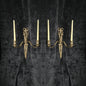 Fabulous Large Pair Antique French Brass 2 Arm Candle Wall Lights Sconces