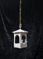 Unique Vintage White Ceramic Doves Hanging Lantern Ceiling LightUnique Vintage White Ceramic Doves Hanging Lantern Ceiling Light